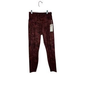 NWT Balance Collection burgundy type color with black floral size medium